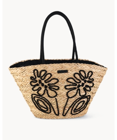 Bolso capazo rafia