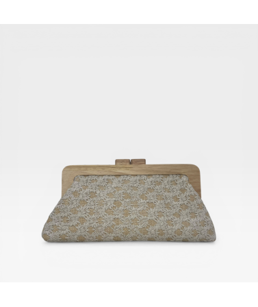 Bolso de Mano Rafia flor
