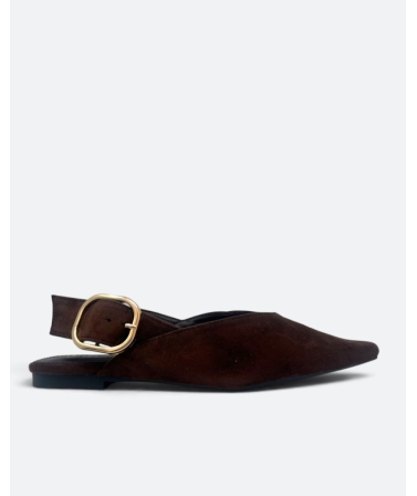 Zapato plano hebilla