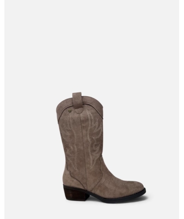 Bota cowboy grabado caña