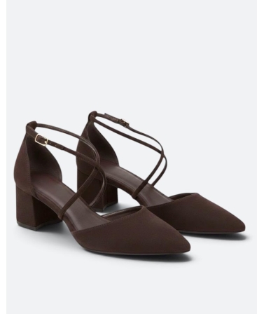 Zapato salón tiras cruzadas